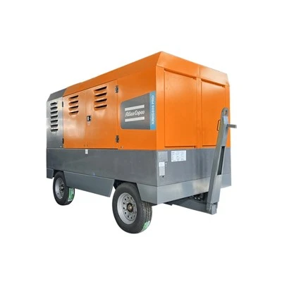 Compresor de aire de tornillo portátil diésel Atlas Copco