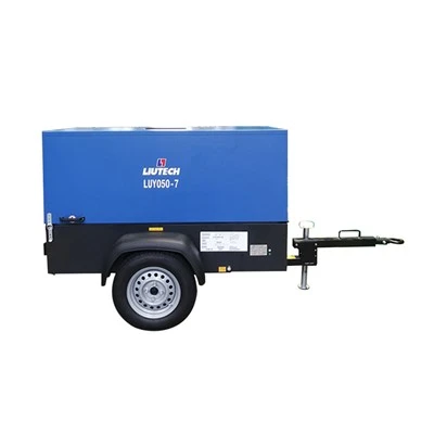 050-7 Liutech Air Compressor175 PSI Diesel 7 bar de compresor de aire para minería para minería